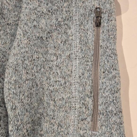 Patagonia Better Sweater 1/4 Zip Gray Blue Fleece- Size Medium HABL Blue - Picture 5 of 8